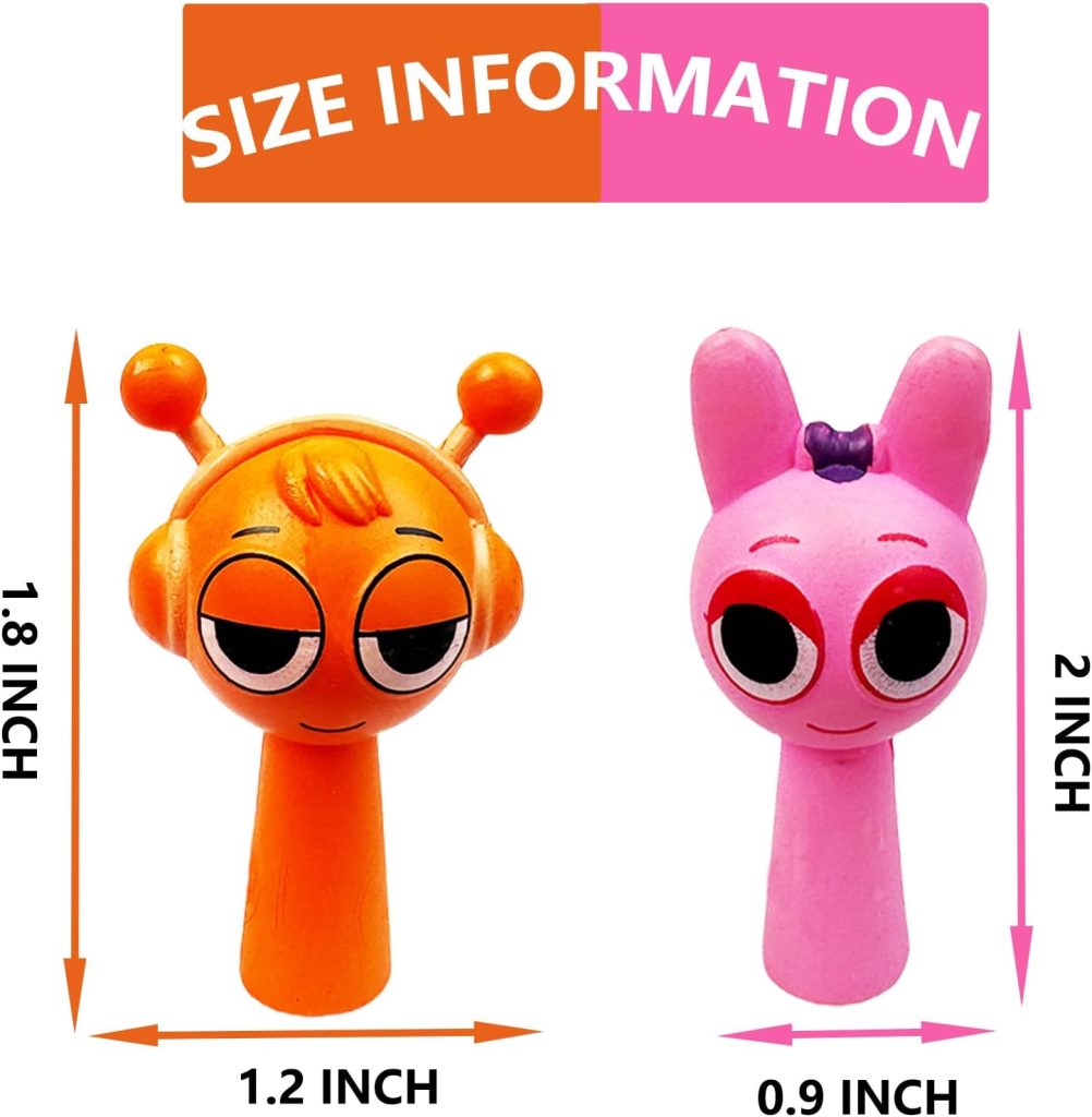 12PCS Sprunky Action Figures Mystery Box,Sprunky Action Figures,Office Room Figurine Decor for Kids Teen Adults,Action Figure Toys Gifts for Birthday Goodie Bag Fillers Halloween Party Favors