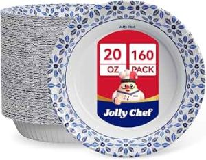 160 Count Paper Bowls 20 oz
