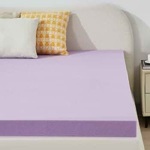 2 Inch Gel Memory Foam Mattress Topper Ventilated Soft Pressure Relieve Mattress Pad, Breathable Bed Topper, CertiPUR-US Certified, Twin Size