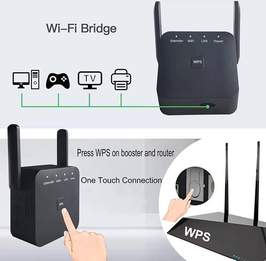 2026 Fastest WiFi Extender, WiFi Repeater, WiFi Booster, Covers Up to 10000 Sq.ft and 80 Devices, Internet Booster – with Ethernet Port, Quick Setup, Home Wireless Signal Booster