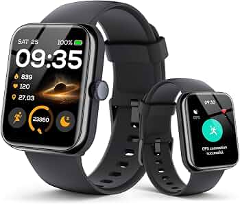 2026 Smart Watch for Men Women, GPS, 3ATM Waterproof, AI Voice Assistant