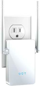 2026 WiFi Extender Signal Booster, New Gen Internet Booster for Home, 4X Faster, Covers up to 16,899 sq.ft, Wi-Fi Repeater with Ethernet Port, Wireless Long Range Amplifier, Easy Setup (White)