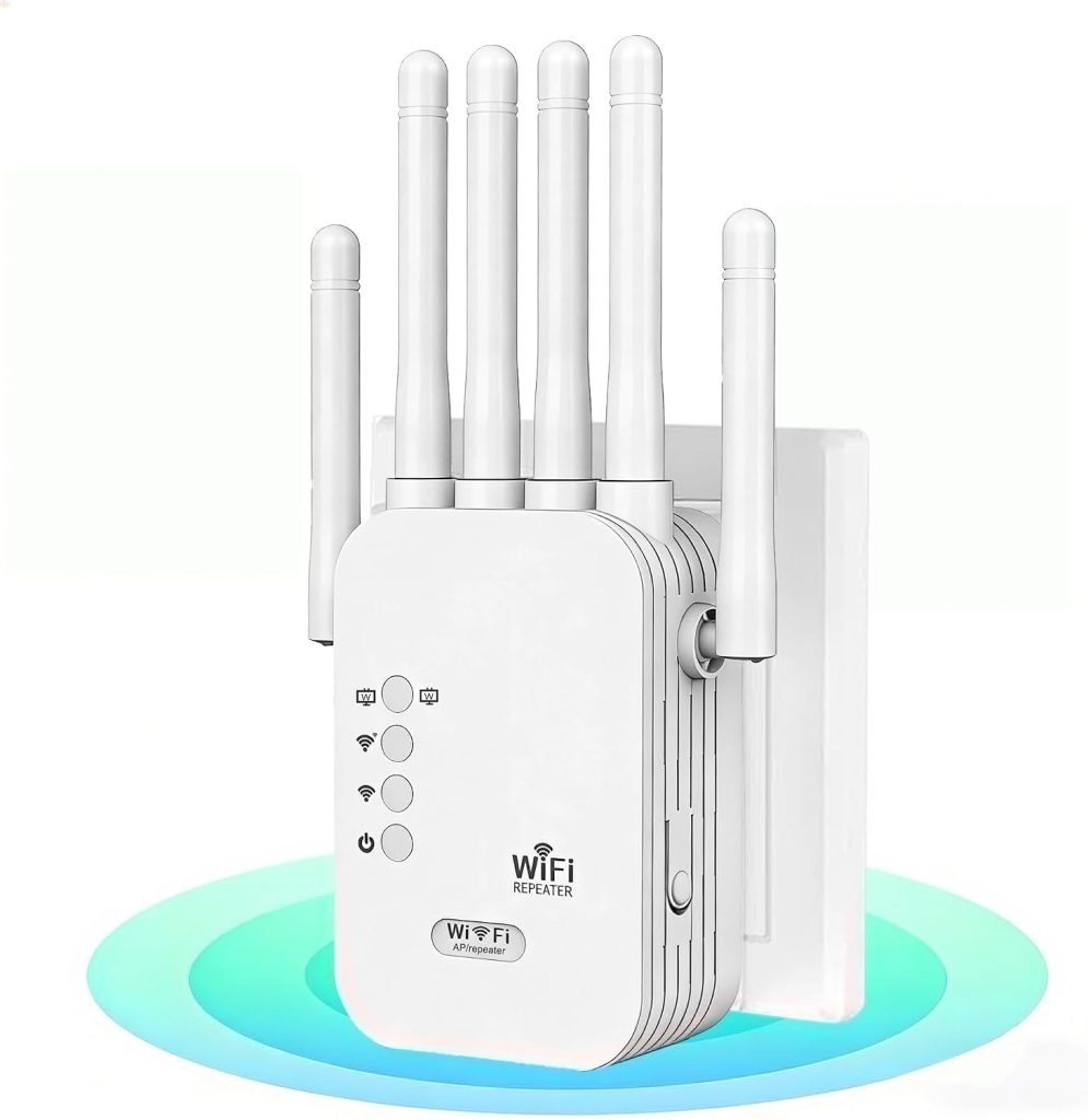 2026 WiFi Extender Signal Booster for Home Long Range Up to 12880 sq. ft & 108 Devices, WiFi Extender Signal Booster, Internet Booster, Long Range WiFi Extender,Quick Setup