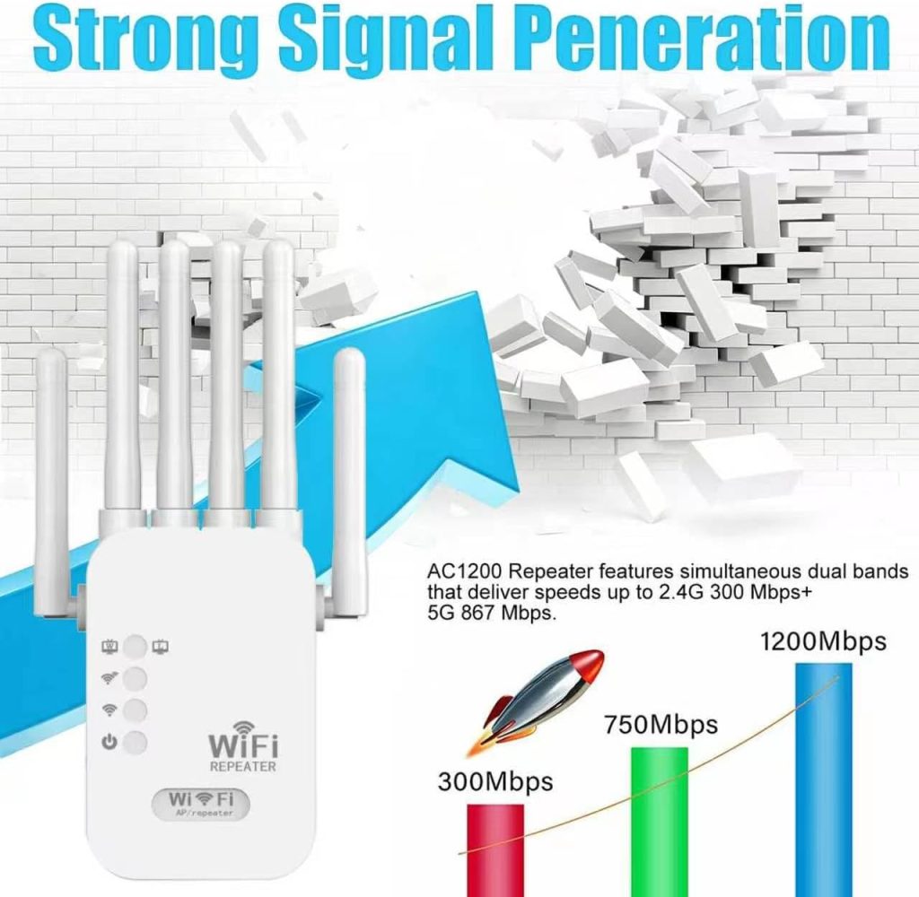 2026 WiFi Extender Signal Booster for Home Long Range Up to 12880 sq. ft & 108 Devices, WiFi Extender Signal Booster, Internet Booster, Long Range WiFi Extender,Quick Setup