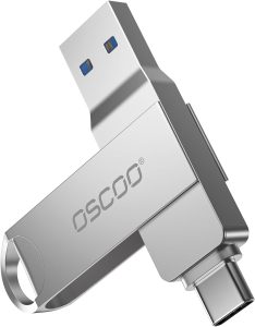 32GB Dual Flash Drive, USB-A + Type-C Thumb Drive