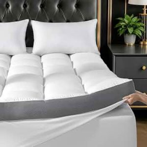 4 Inch Memory Foam Mattress Topper King Size for Back Pain Relief(78″x80″)
