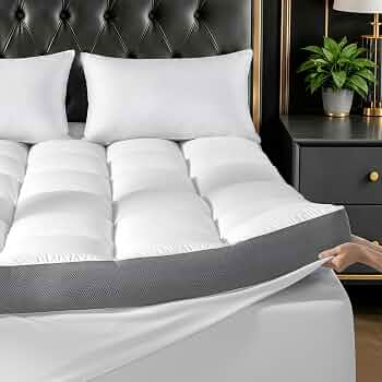 4 Inch Memory Foam Mattress Topper King Size for Back Pain Relief(78″x80″)