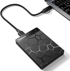 500 GB External Hard Drives,Portable Hard Drive for Windows,Ultra Slim External HDD Store Compatible with PC, MAC,Laptop,PS4, Xbox one, Xbox 360;Plug and Play Ready