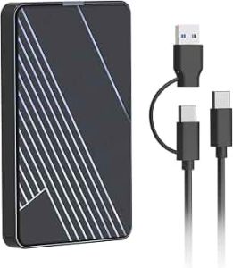 500GB External Hard Drive USB 3.0 and USB-C Mobile HDD