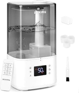 6L Warm&Cool Mist Humidifier, Humidistat, Auto Mode, Remote,Timer