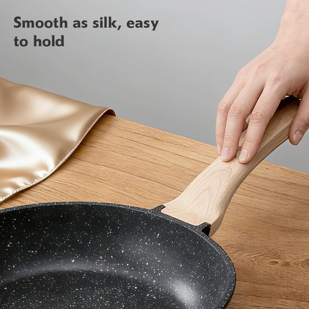 8 inch Nonstick Frying Pan Skillet, Non Stick Granite Fry Pans