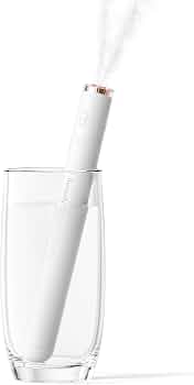 Aecooly Slim Portable Humidifier, Multi Container Bottle Cup Fit, 14H Max