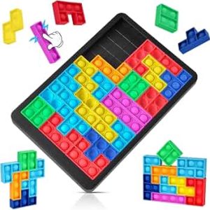 Ainiv Pop Puzzle Popper Fidget Game, Push Pop Puzzle Brain Teasers Toy