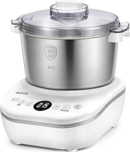 AIZIYO DoughChief, 7.4QT Dough Maker, Dough Mixer with Ferment Function, 304 Stainless Steel Bowl, Removeable lid, Face-up Touch Panel, Electric Dough Proofing Box for Pizza & Bread