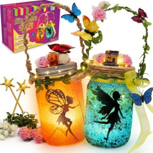 Alritz Fairy Lantern Craft Kit Mason Jar Night Light Ages 6+