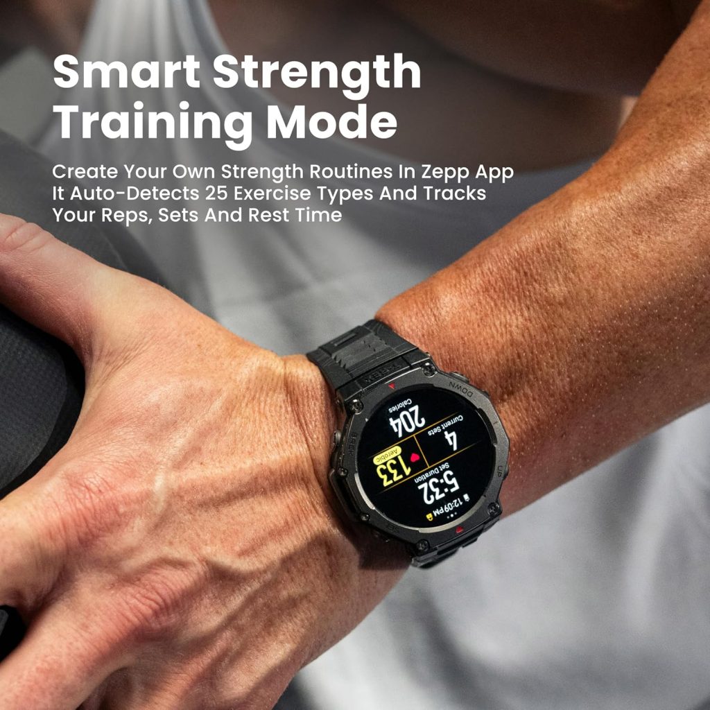 Amazfit T-Rex 3, Smart Watch, 1.5″ AMOLED Display, GPS, iOS/Android
