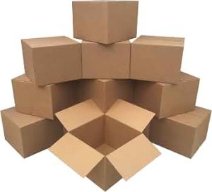 Amazon Basics Cardboard Moving Boxes, Large 20″ x 20″ x 15″, Brown, 12-Pack