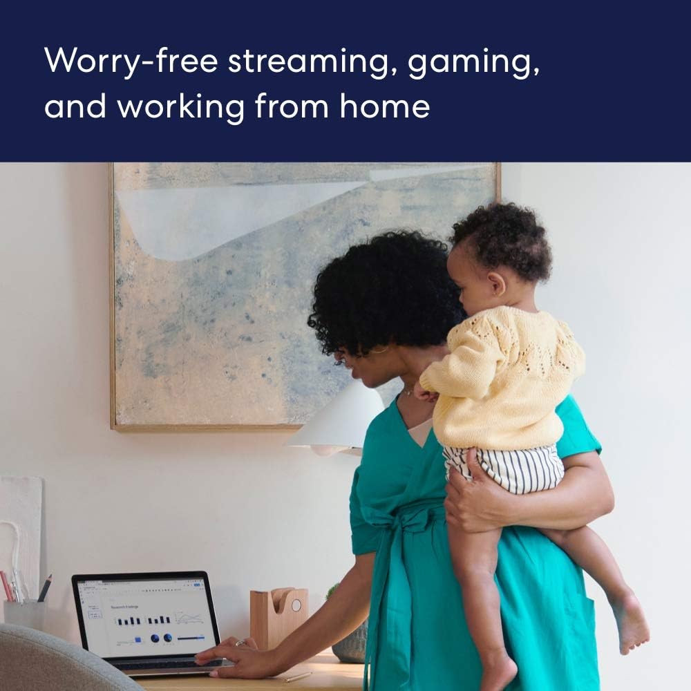 Amazon eero 6 mesh wifi extender with 1-month free eero Plus (auto-renews) – Add up to 1,500 sq. ft. of Wi-Fi 6 coverage to your existing eero mesh wifi network