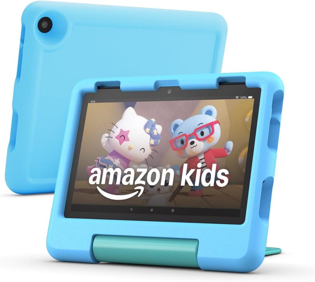 Amazon Fire HD 8 Kids Tablet – 8-inch – 64GB – Blue – Ages 3-7