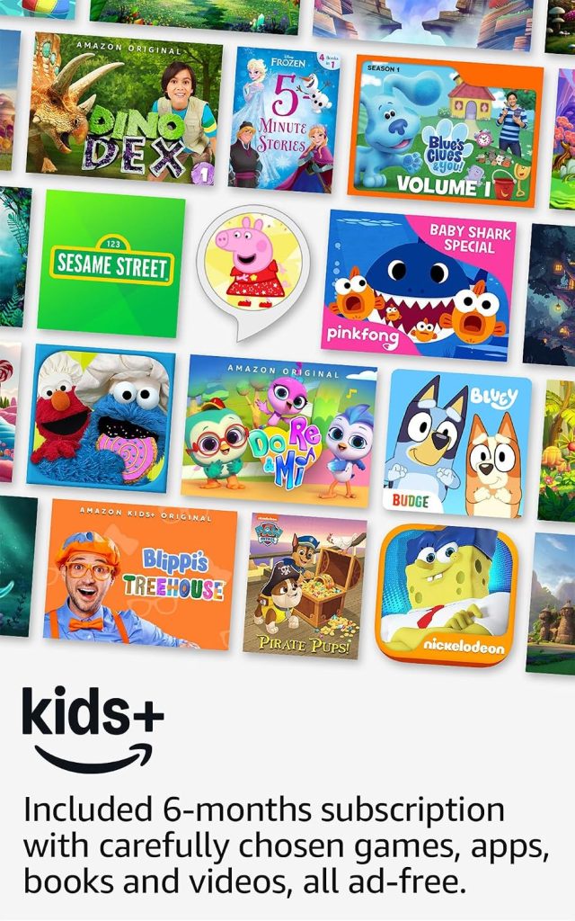 Amazon Fire HD 8 Kids Tablet – 8-inch – 64GB – Blue – Ages 3-7