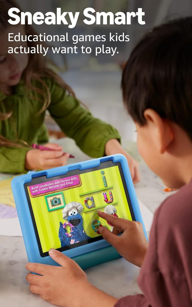 Amazon Fire HD 8 Kids Tablet – 8-inch – 64GB – Blue – Ages 3-7