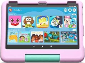 Amazon Kid-Proof Case for Fire HD 10 tablet (Only compatible with 13th generation tablet, 2023 release) – Pink