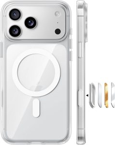 TORRAS Stronger Magnetic & Anti-Yellowing for iPhone 17 Pro Max Case Clear