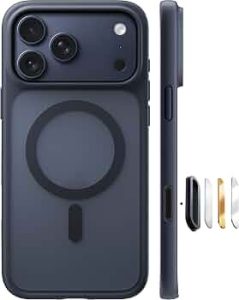 TORRAS Stronger Magnetic & Shockproof for iPhone 17 Pro Max Case Black