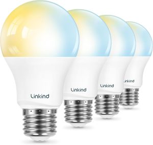 Linkind Smart Light Bulbs, Works with Alexa, Google Home, AiDot