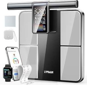 Smart Scale for Body Weight, TFT Handle Display with BMI Fat Muscle Mass