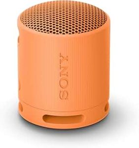Sony SRS-XB100 Wireless Bluetooth Portable Lightweight Speaker, Orange