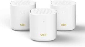 AX3000 WiFi 6 Mesh System – Covers 6500 sq ft and 150+ Devices, 3-Pack