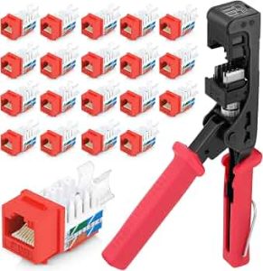 Everest 45Term – 45° Angled Speed Termination Keystone Tool Set