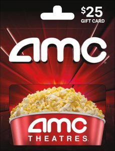 AMC Theatres Physical Gift Card