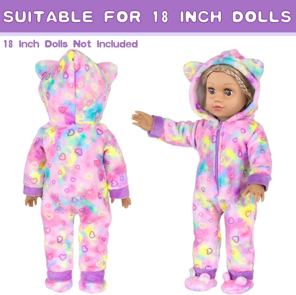 American 18″ Doll Clothes and Sleep Bag Accessories Sleepover Outfit Set