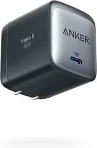 Anker Nano 65W GaN II PPS USB C Charger, Fast Compact Foldable Charger