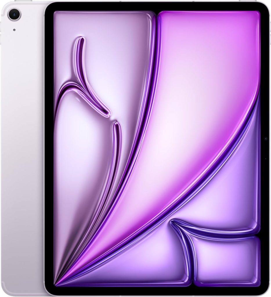 Apple iPad Air 13-inch (M2) – 128GB – Wi-Fi + Cellular – Purple
