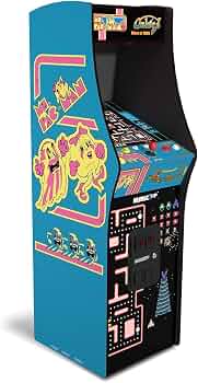 Arcade1Up Ms. Pac-Man Class of ’81 Deluxe Arcade, 12 Retro Games