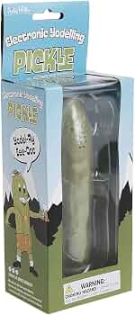 Archie McPhee Yodeling Pickle: A Musical Toy, Fun for All Ages, Great Gift, Hours of Mindless Entertainment, Multi-colored