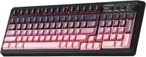 AULA 99 Key Keyboard, Wireless Gaming Keyboards Creamy Sounding Keyboard