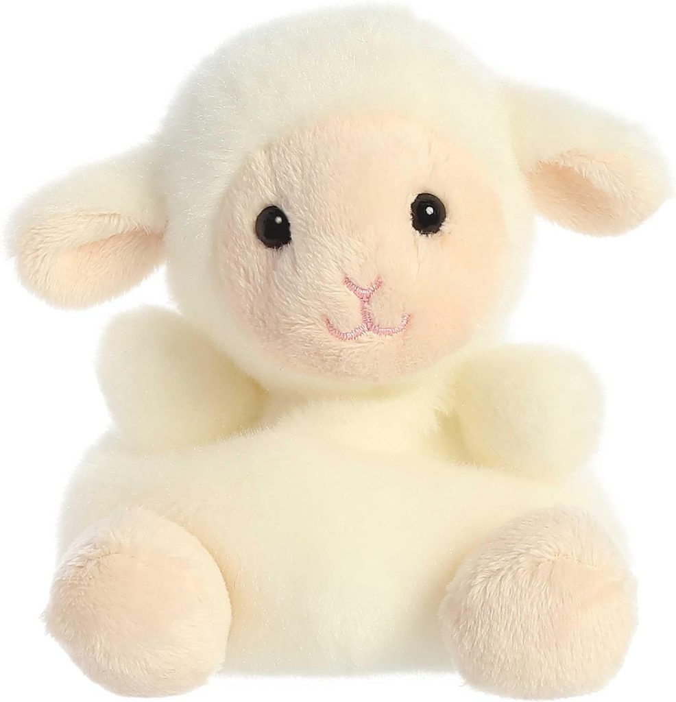 Aurora Palm Pals 4.5″ Woolly Lamb Adorable Plush