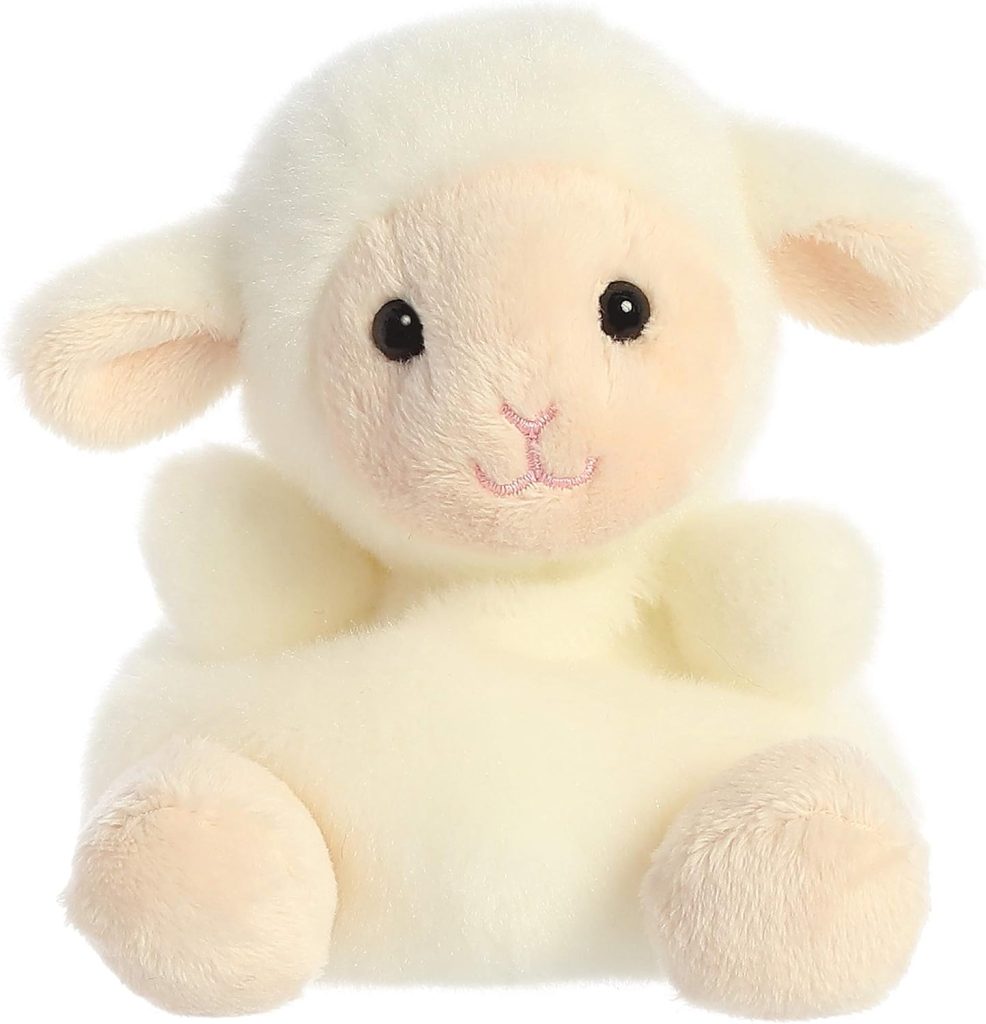 Aurora Palm Pals 4.5″ Woolly Lamb Adorable Plush