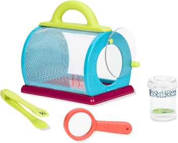 B. toys Bug Bungalow Insect Catching Kit with Mesh House Case, Summer