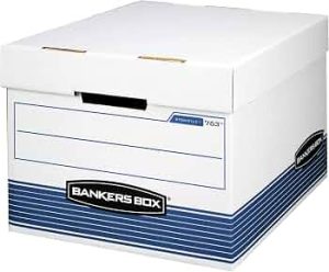 Bankers Box 30-Pack Medium Duty File Storage Boxes with Lids, FastFold Assembly, Letter/Legal, STOR, (0076316)