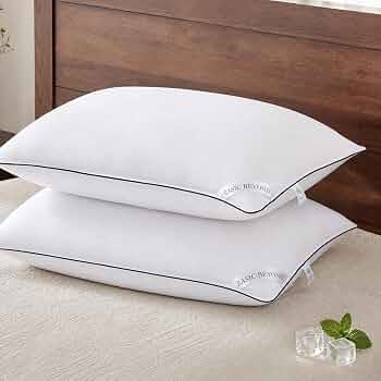 Basic Beyond Cooling Pillow King Size Set of 2 for Hot Sleepers