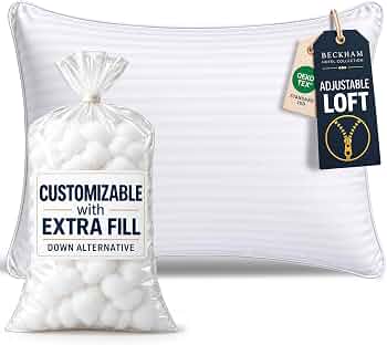 Beckham Hotel Collection Adjustable Bed Pillow Standard/Queen Size