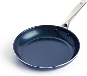 Blue Diamond 10″ Diamond Infused Ceramic Nonstick Frying Pan Skillet, Blue