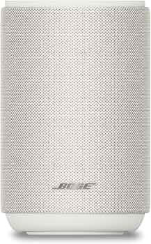 Bose New Lifestyle Ultra Speaker, Wireless Home Speaker, TrueSpatial Audio, CleanBass, AirPlay & Google Cast, White Smoke