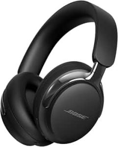 Bose QuietComfort Ultra Bluetooth Headphones (2nd Gen), Wireless Headphones with Spatial Audio, Over Ear Noise Cancelling with Mic, Up to 30 Hours of Play time, Black