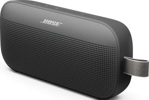 Bose SoundLink Flex Bluetooth Speaker (2nd Gen) – Portable Outdoor Speaker with Hi-Fi Audio, Waterproof and Dustproof, USB-C, Up to 12 Hours Battery Life, Black